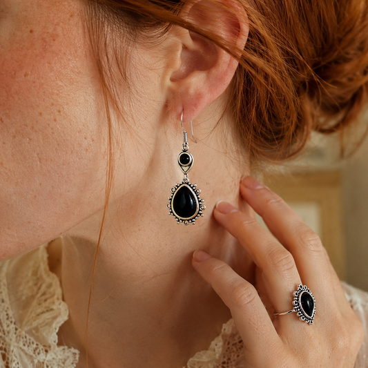 Pendientes Midnight Mesa Teardrop