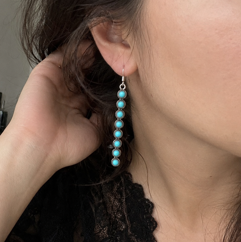 Mesa Sky Turquoise Drop Earrings