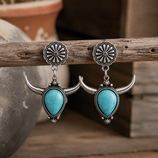 The Silverhorn Earrings