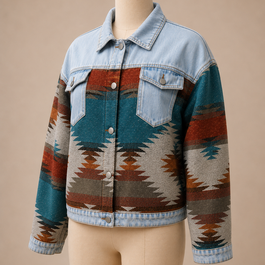 Painted Desert Denim Jacket