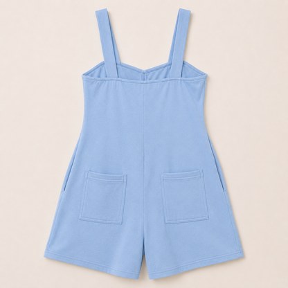 Bluebell Drift Pocket Romper