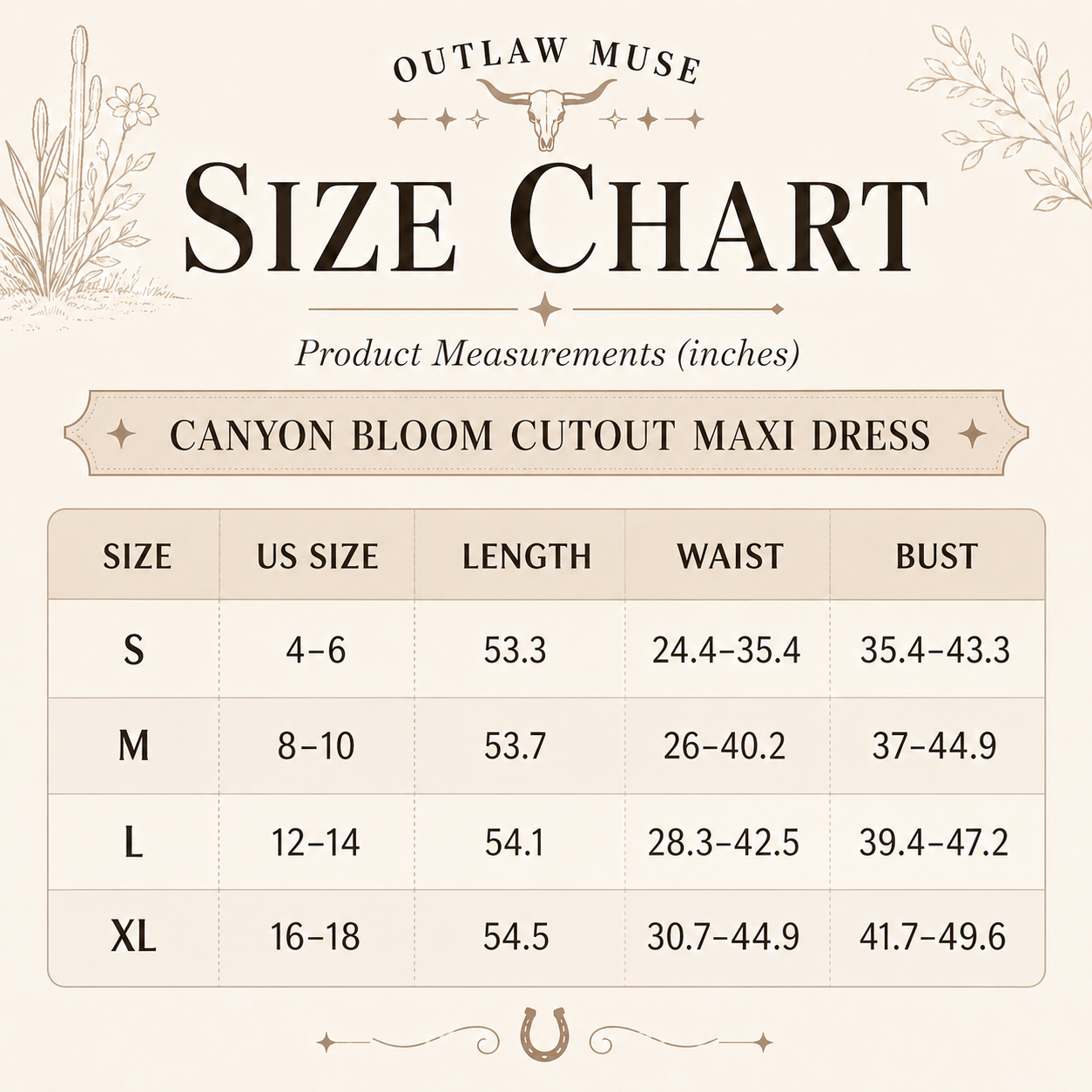 Canyon Bloom Cutout Maxi Dress
