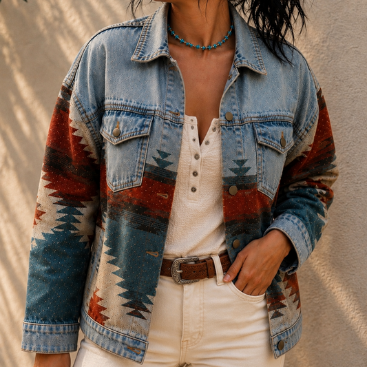 Painted Desert Denim Jacket