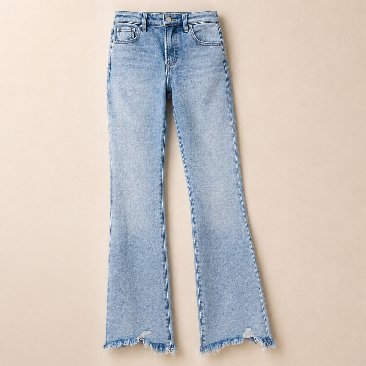 Wild Hem Flare Jeans