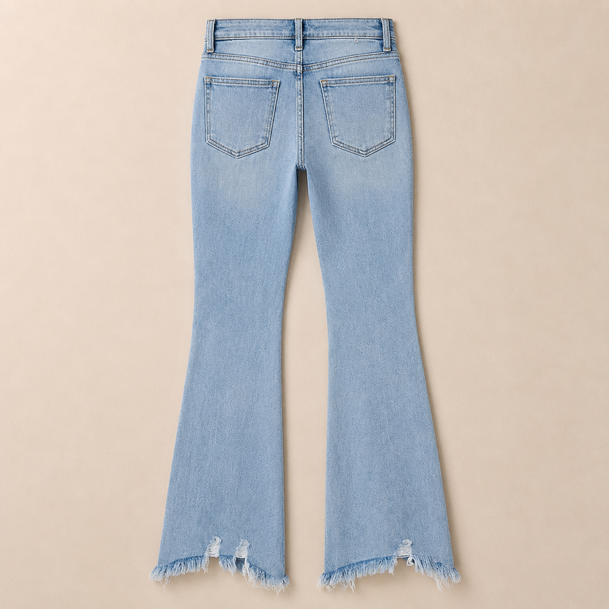 Wild Hem Flare Jeans