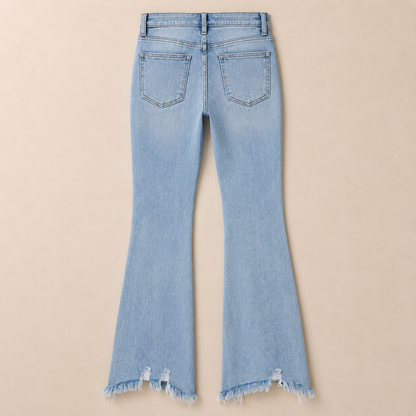 Wild Hem Flare Jeans