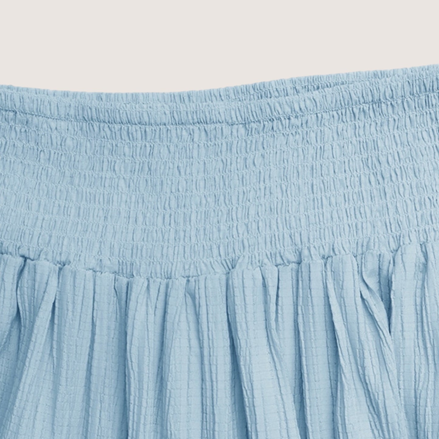 Falda maxi escalonada fruncida Open Range