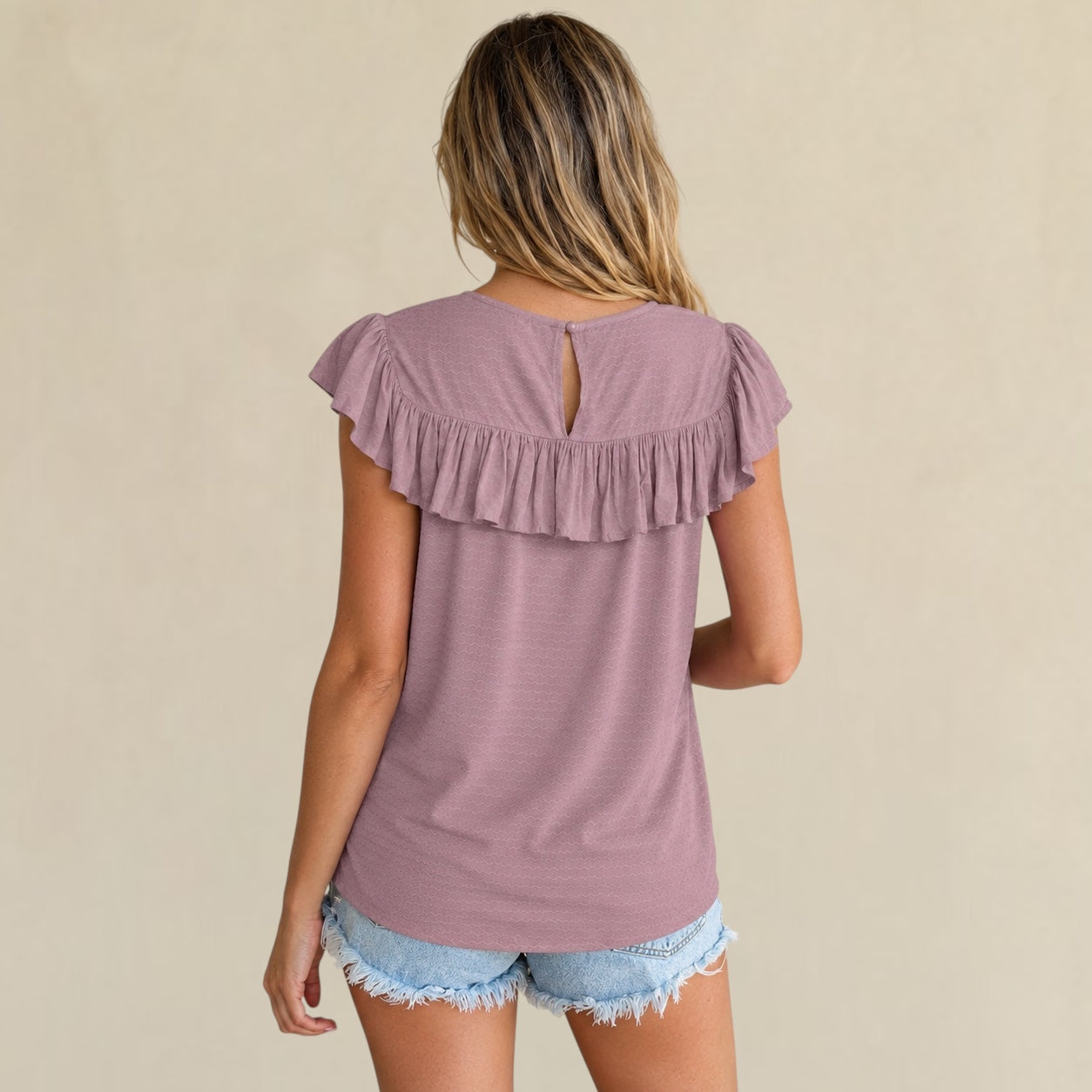 Prairie Lace Ruffle Blouse