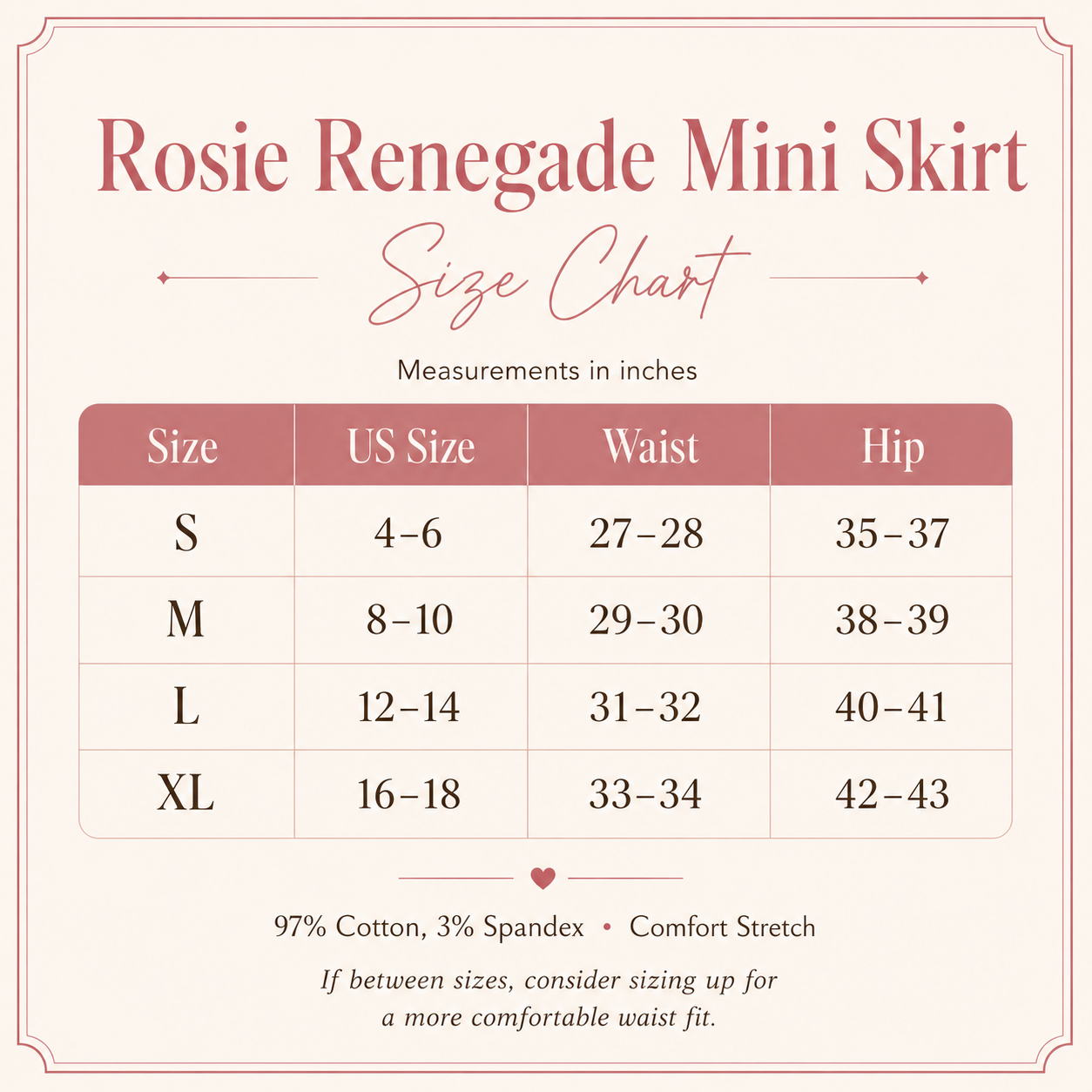 Rosie Renegade Mini Skirt