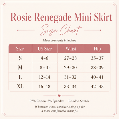 Rosie Renegade Mini Skirt