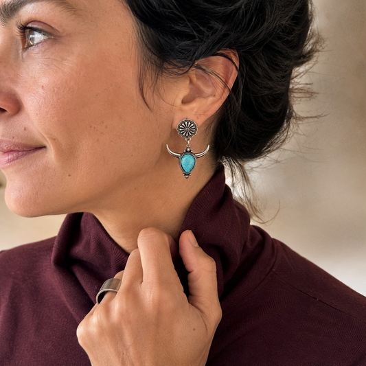 The Silverhorn Earrings