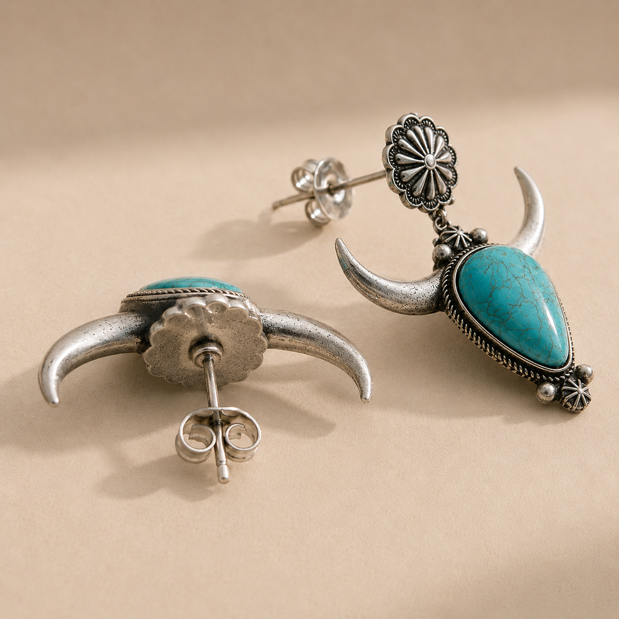 Los Pendientes Cuerno de Plata