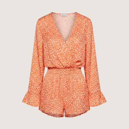 Sunset Runaway Flare Sleeve Romper