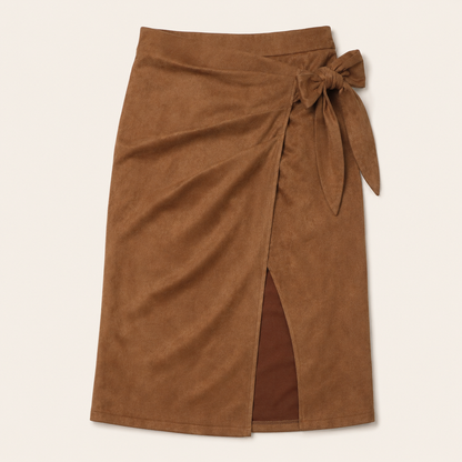 Falda midi cruzada Whiskey