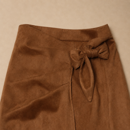 Falda midi cruzada Whiskey