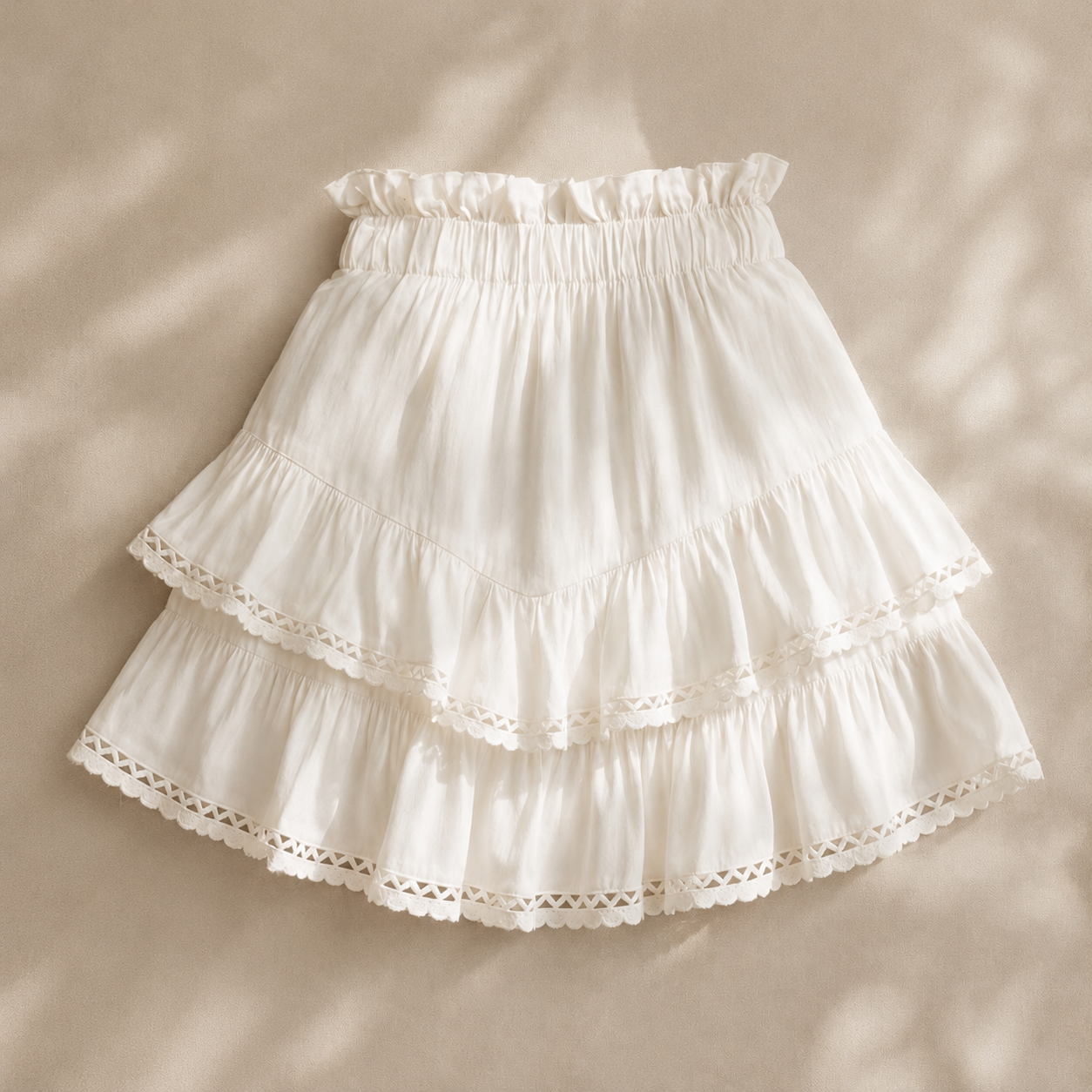 Falda pantalón con volantes Wildflower